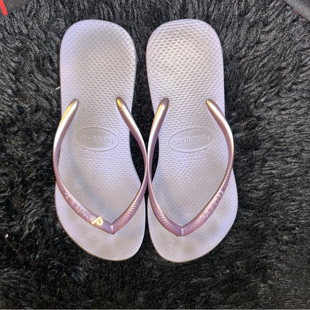 Havaianas Lavender Flip Flops